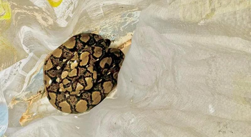 Trăn gấm (Malayopython reticulatus) gallery 6